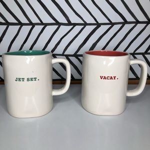 Rae Dunn Mugs - Vacay and Jet Set